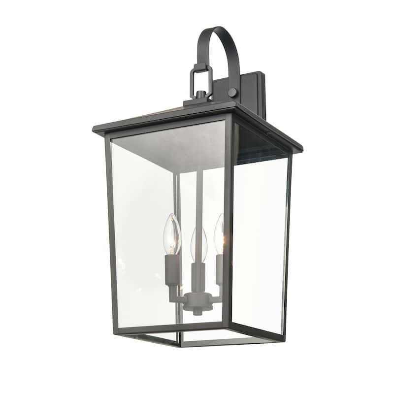 Millennium Lighting Fetterton 3 Light Outdoor Wall Sconce in Multiple Finishes
