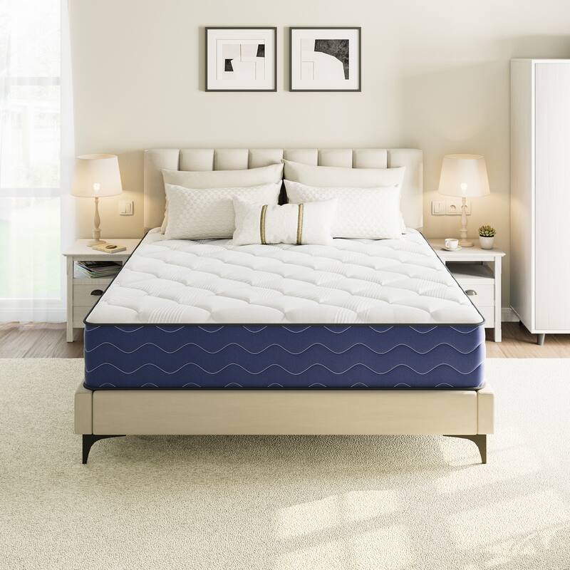 SweDrea 10 in. Firm Hybrid Mattress Cooling and Breathable with CertiPUR-US, SGS and OEKO-TEX