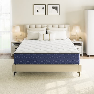 SweDrea 10 in. Firm Hybrid Mattress Cooling and Breathable with CertiPUR-US, SGS and OEKO-TEX