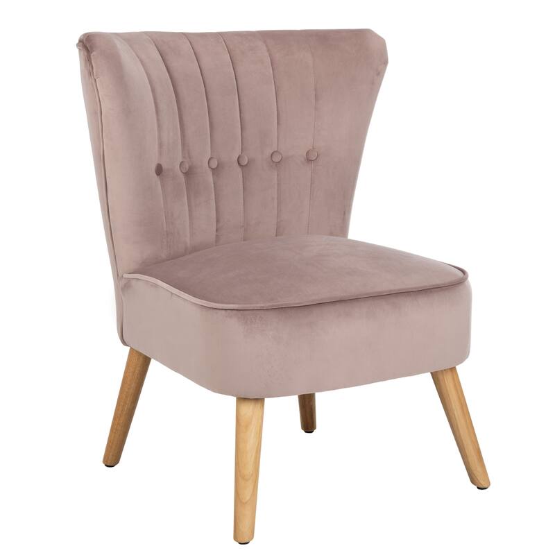 SAFAVIEH Adela Mid-Century Accent Chair - 25.6" x 27.2" x 31.1" - 26Wx27Dx31H