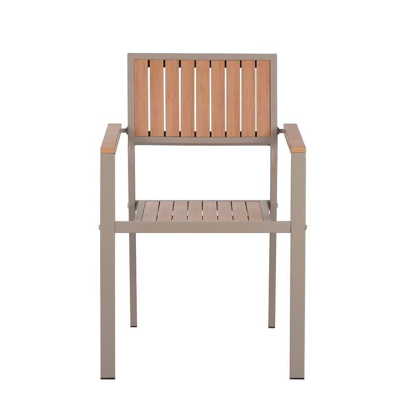 7-Piece Outdoor Dining with a Flexible Set Including Six Chairs and a Table - N/A