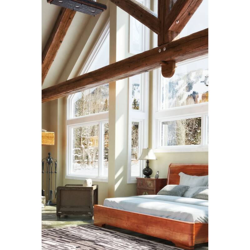 ECARPETGALLERY Hand-knotted Tangier Dark Grey Wool Rug - 5'1 x 8'0