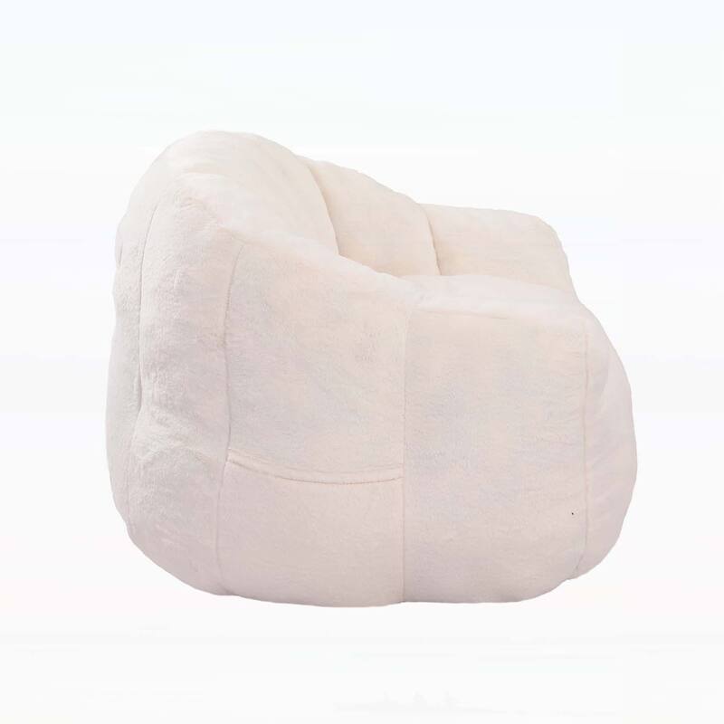 Comfy Bean Bag Sofa Chair with Armrests for Ultimate Relaxation in Living Room and Bedroom