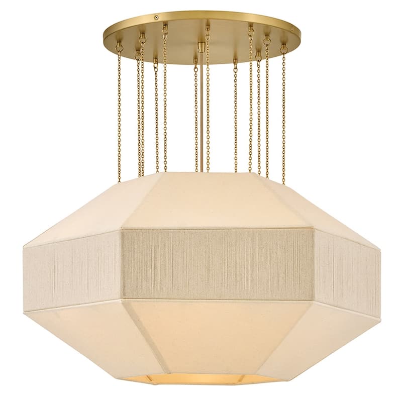 Hinkley Lighting 47495 Lyla 6 Light 32" Wide Drum Chandelier with