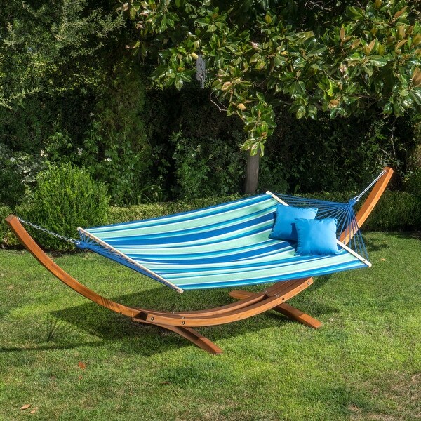 Teak hammock on sale
