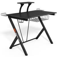 Shop Tetra Contemporary Desk In Walnut Wood Stainless Steel Overstock 11404227