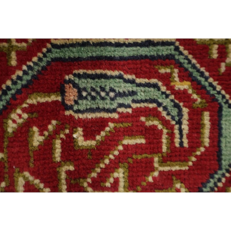 Hand Knotted Oriental 100% Wool Carpet Traditional All-Over Beige & Ivories Tabriz Area Rug - 11' 1'' X 8' 3''