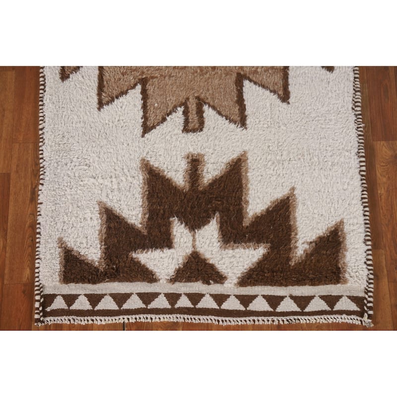 Anatolian Runner Rug Hand-knotted Wool Carpet - 3'2"x 11'7"