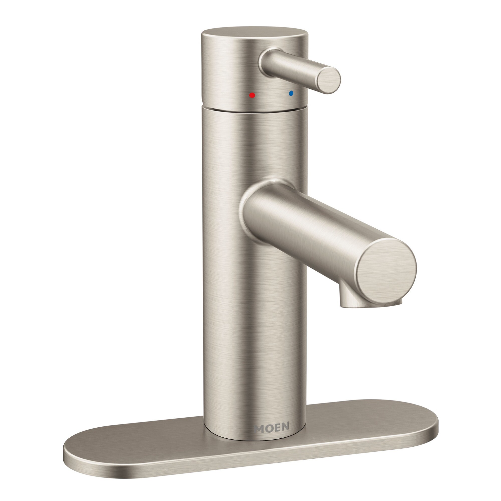 Moen Align 1.2 GPM Single Hole Bathroom Faucet with Pop-Up ...