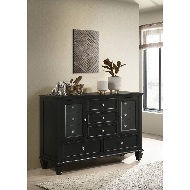 Sandy Beach Coastal Wood 11-drawer Bedroom Dresser