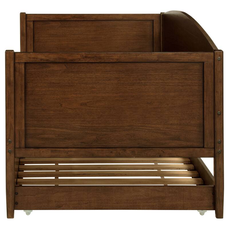 Fallbrook Medium Walnut Twin Daybed with Trundle