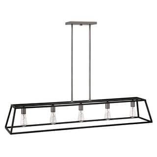 Hinkley Lighting Fulton 50" Wide 5 Light Open Frame Linear Chandelier