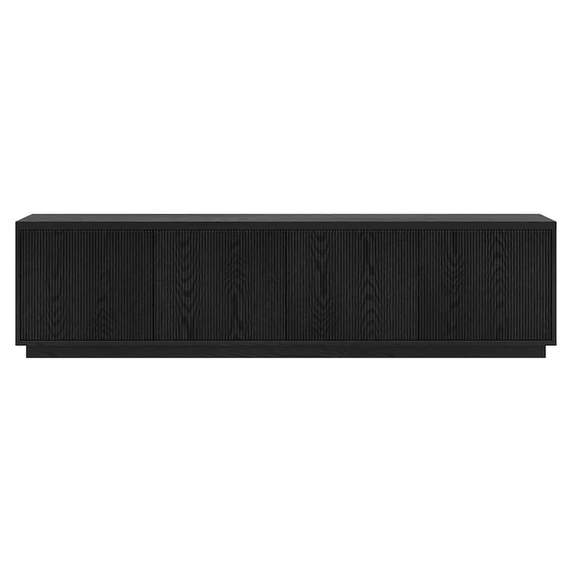 Hanson Rectangular Fluted TV Stand for TV's up to 85"