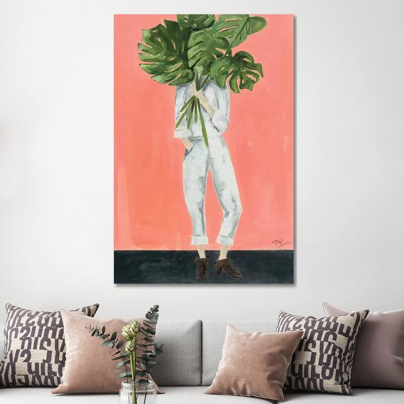 iCanvas "Monstera" by Meredith Steele Canvas Print