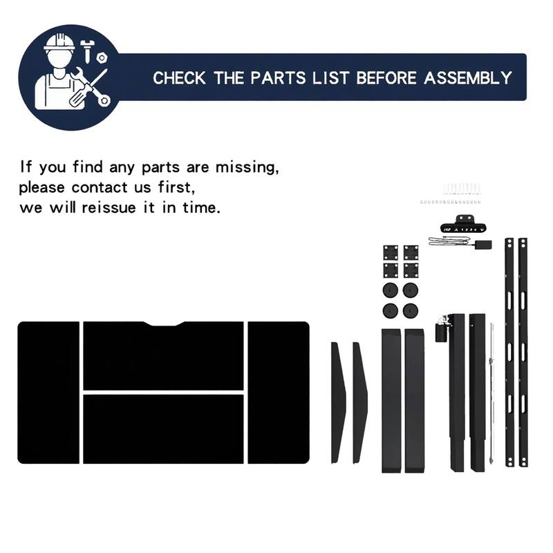 Rossetta 55" Electric Height Adjustable Standing Desk with Double Beam Single Motor