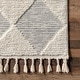 preview thumbnail 17 of 32, Nuloom Marissa High/Low Diamond Tassel Area Rug