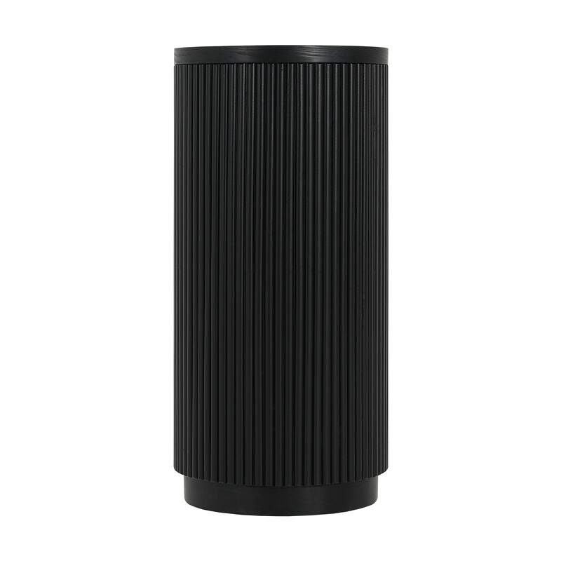 Slim Sofa Table with Open Shelf AND Elegant Wood Grain