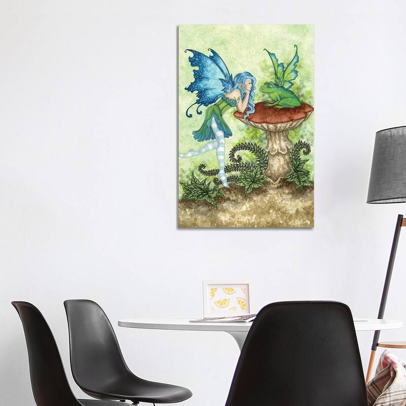 iCanvas "Frog Gossip" by Amy Brown Canvas Print - 40x26x1.5