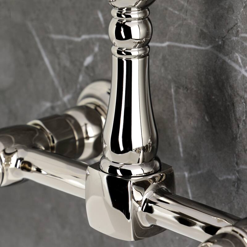 Heritage Two-Handle Wall Mount Bridge Kitchen Faucet