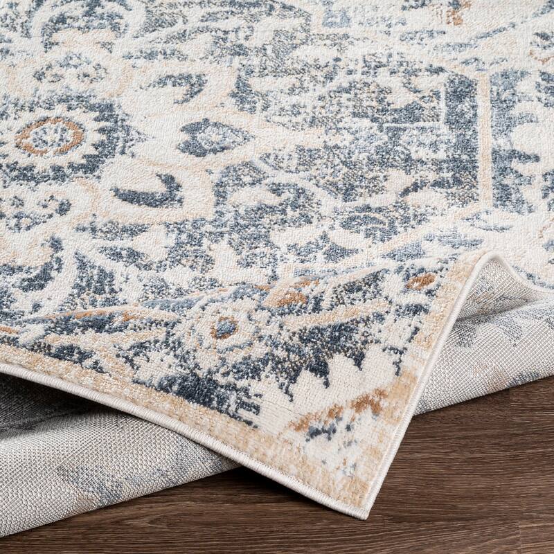 Livabliss Raelene Traditional Medallion Area Rug