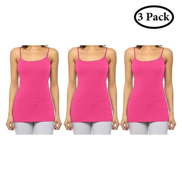 Shop Unibasic Women Adjustable Smooth And Stretchy Nylon Camisole