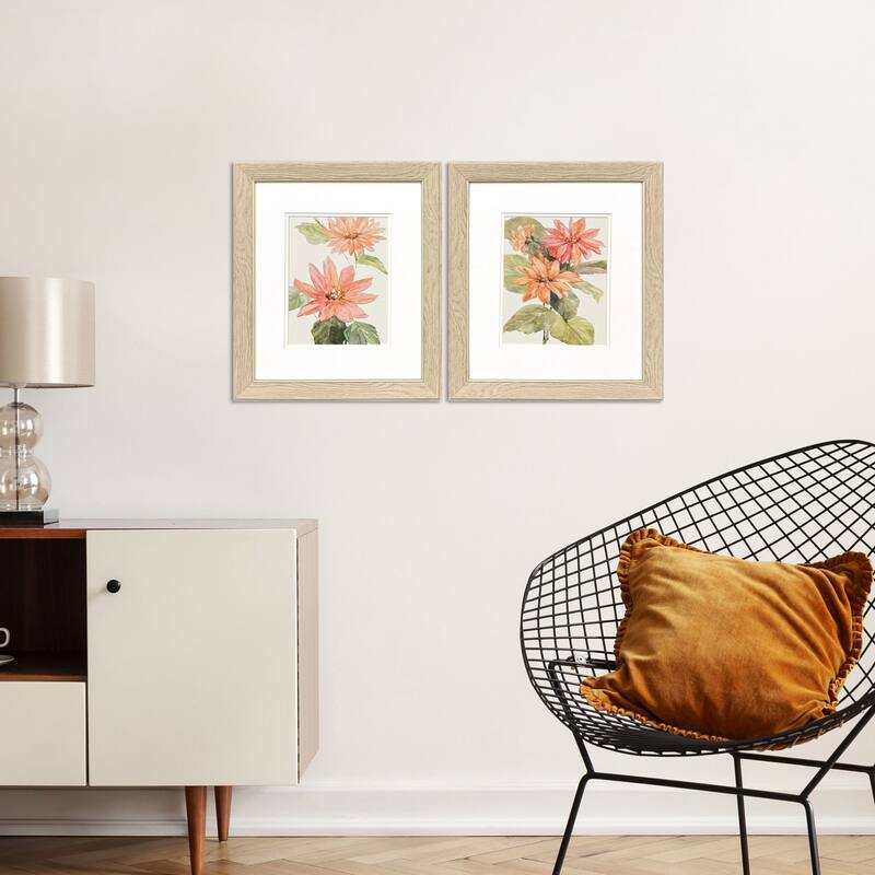 Paragon Just Peachy Framed Art - Set of 2 - 2-piece Set