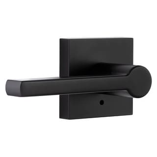 Miseno Lorton Flat Bar Privacy Door Lever Set