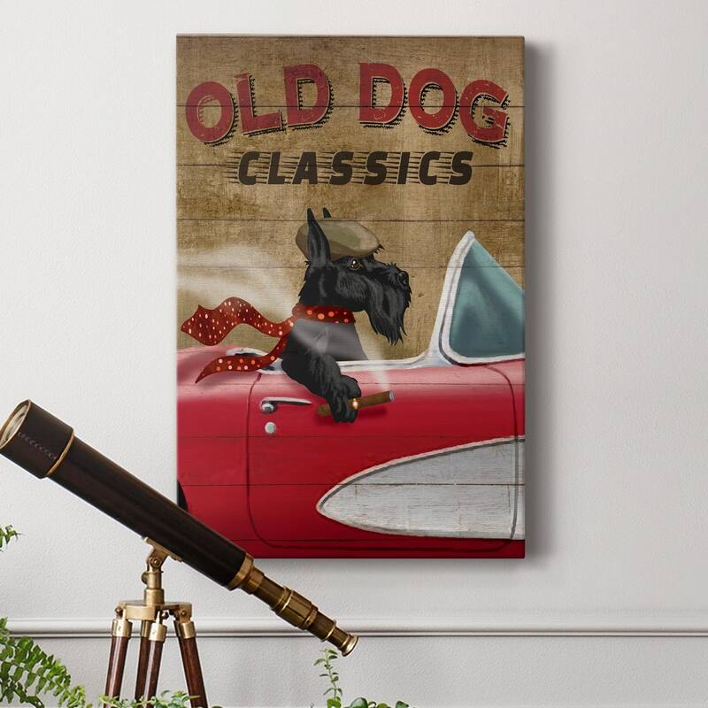 Old Dog Classics Premium Gallery Wrapped Canvas - Ready to Hang