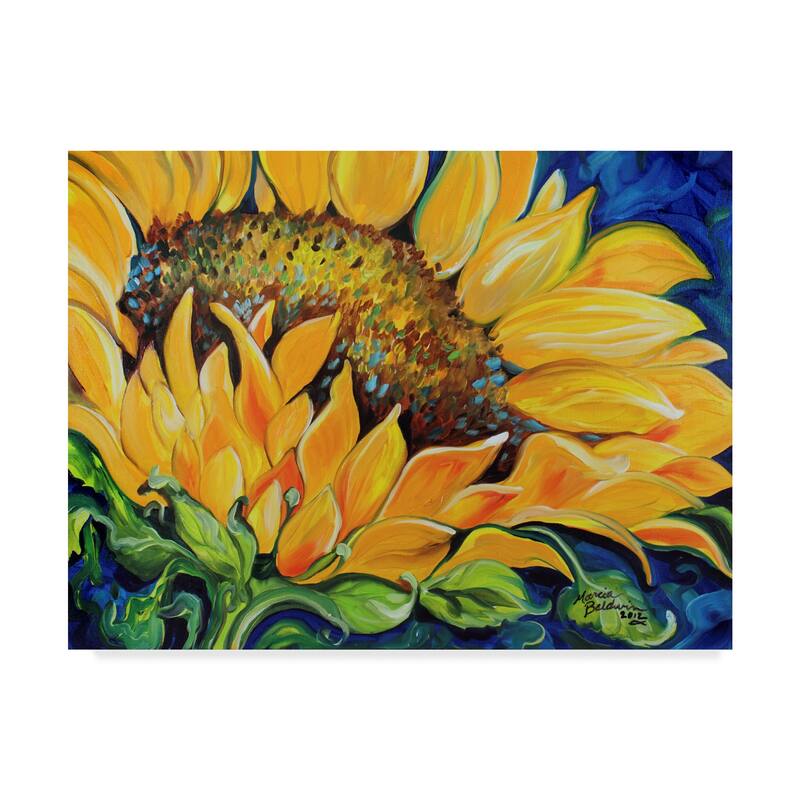 Marcia Baldwin 'Sunflower September' Canvas Art