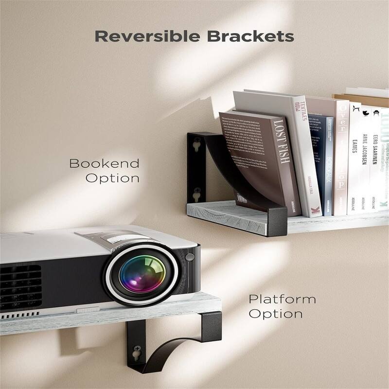 Wall Shelves Set of 3 - 16.4"D x 5.9"W x 0.7"H