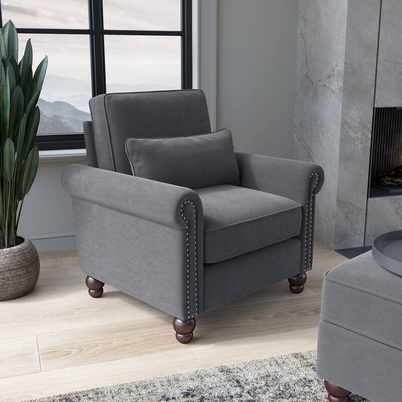 Coventry Accent Chair with Arms by Bush Furniture