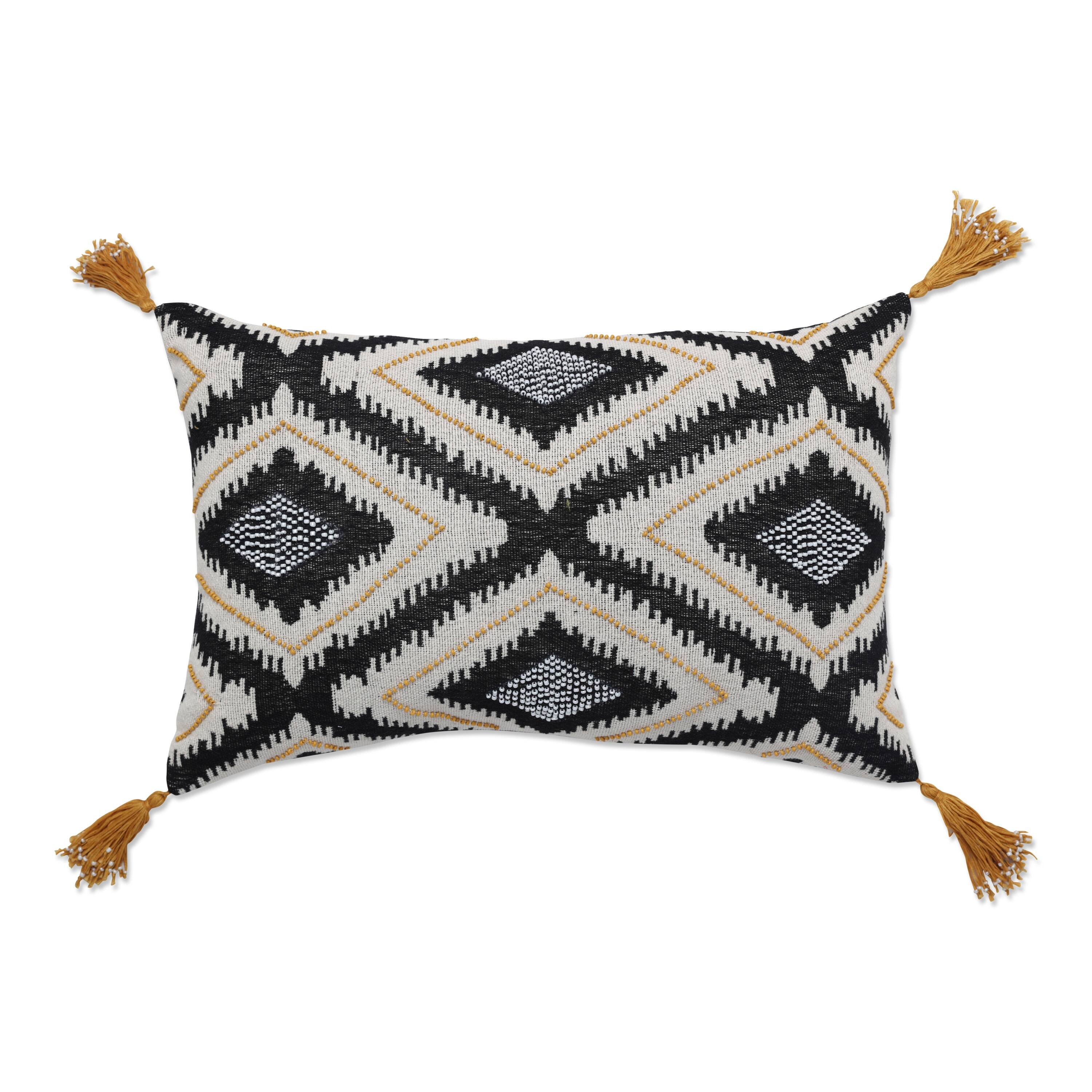 Pillow Perfect Indoor Zambia Rectangular Throw Pillow, 11.5 X 18.5 X 5