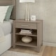 preview thumbnail 31 of 41, Transitional Grey Ash Nightstand Ash Grey