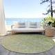 preview thumbnail 116 of 135, Machine Washable Indoor/ Outdoor Ombre Trellis Chantille Rug