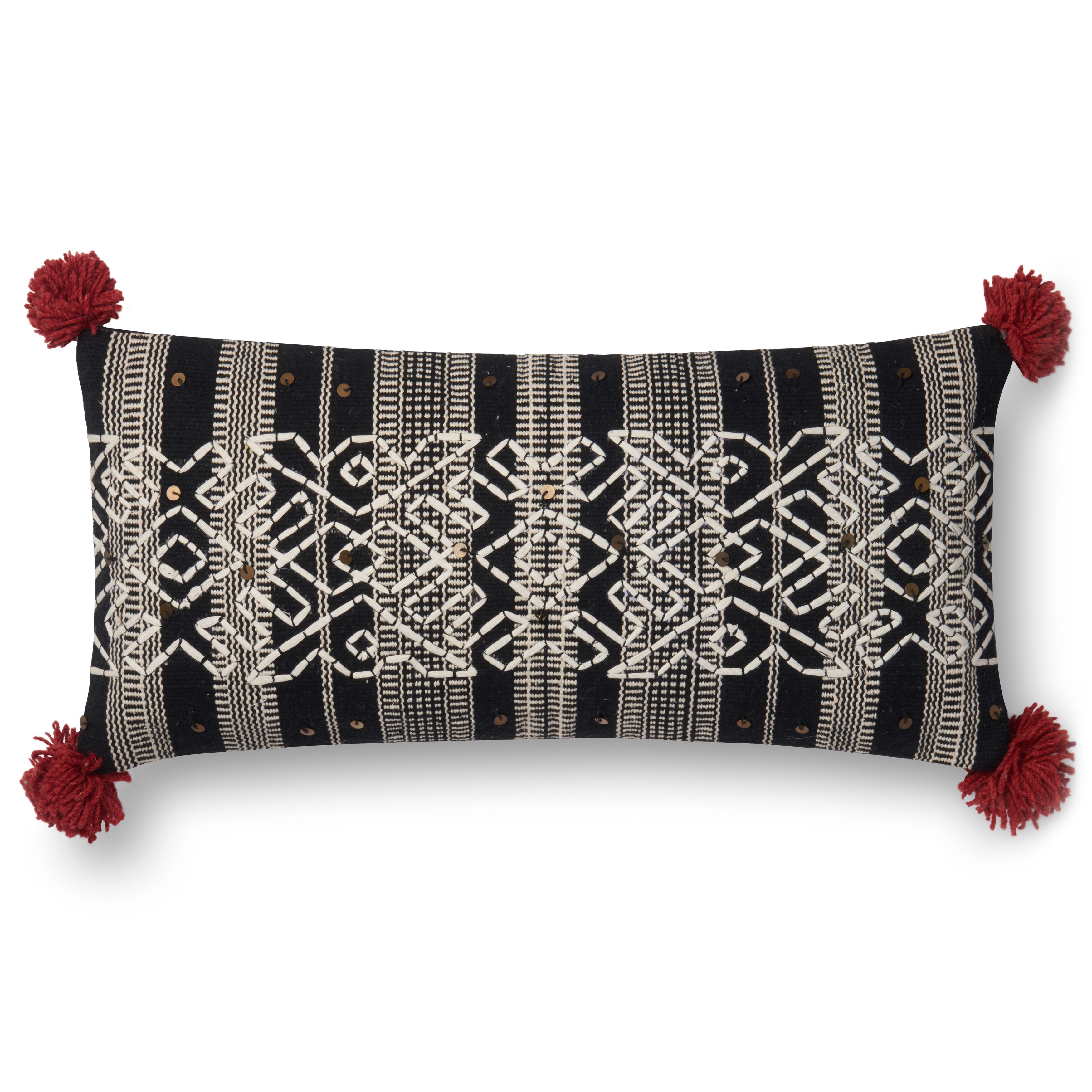 Alexander Home Bomer Bohemian Stripe Throw Pillow