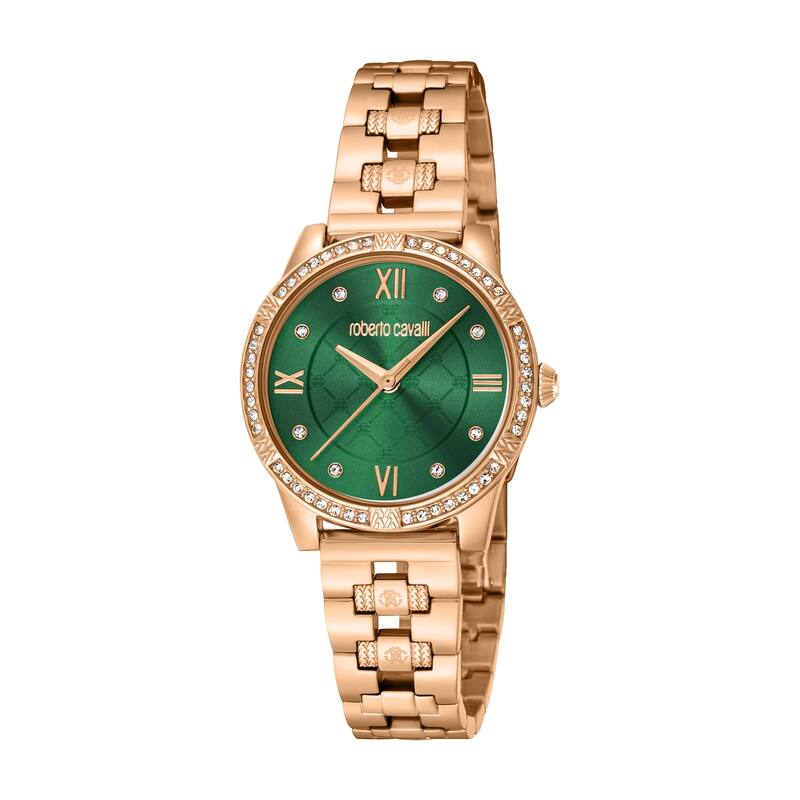 Roberto Cavalli Women RC5L032M0075 Quartz Watch - Rose-Tone