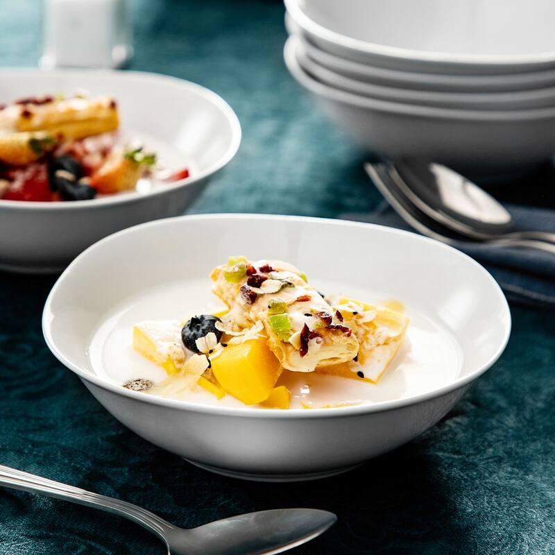 MALACASA Elisa 19 Oz. 6-Piece Cereal Bowl