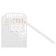 preview thumbnail 13 of 28, Stairway Twin Size Wood Loft Kids Bed with Drawers,Ladder,Slide
