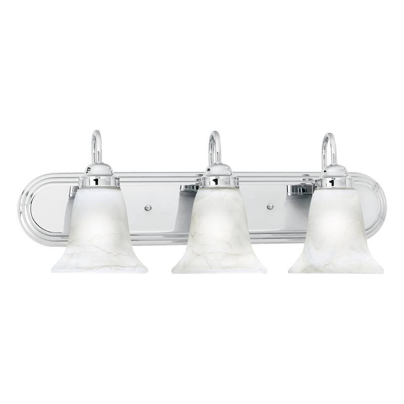 Homestead 18-inch Wide 2-Light Vanity Light in Brushed Nickel - 24 - Chrome