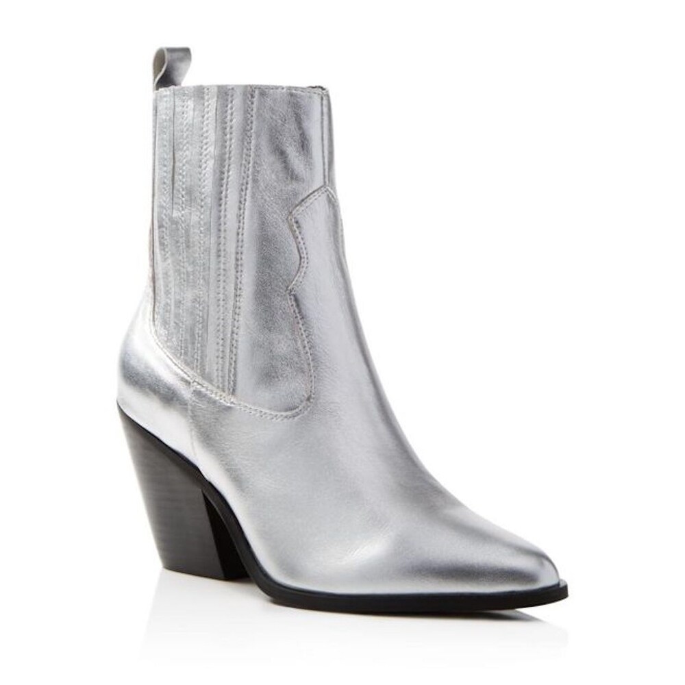 womens silver cowboy boots