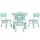 preview thumbnail 20 of 18, Height Adjustable 5 Piece Toddler Table and Chair Set with Storage Box, Easy to Wipe Activity Table with 4 Chairs