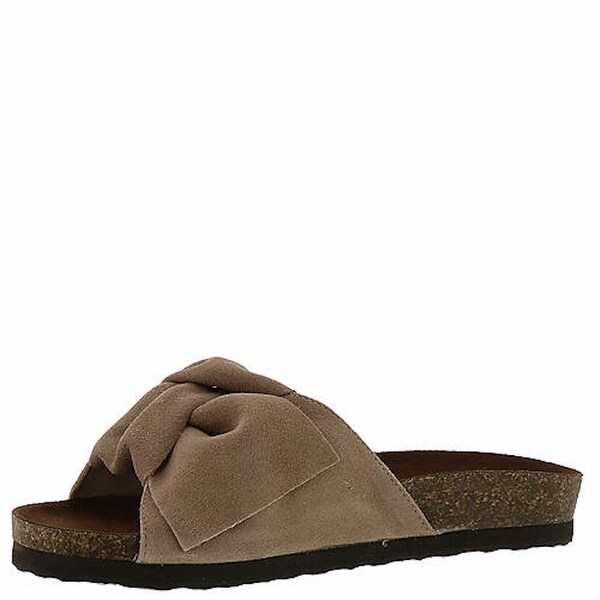 white mountain bow footbed sandals