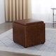 preview thumbnail 44 of 62, Adeco Storage Ottoman With Tray