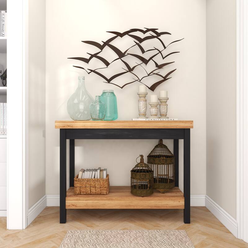 Metal Sleek Flying Imitative Bird Home Wall Decor