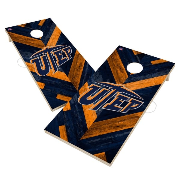 slide 2 of 6, Texas El Paso Miners UTEP Cornhole Board Set 16 Years and Up