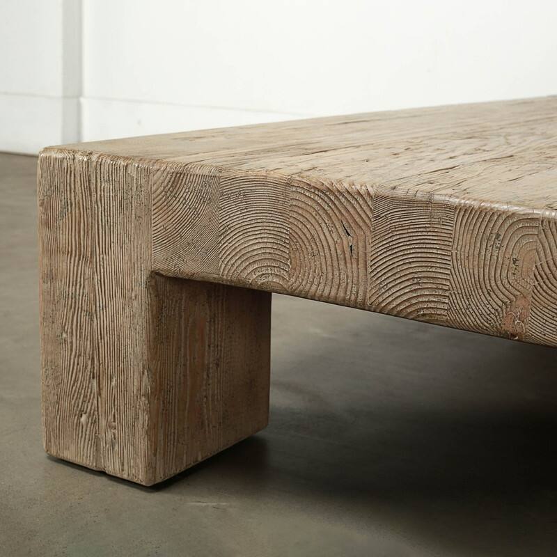 Ravello Extra Large Coffee Table 81Wx56Dx17H Weathered Gray