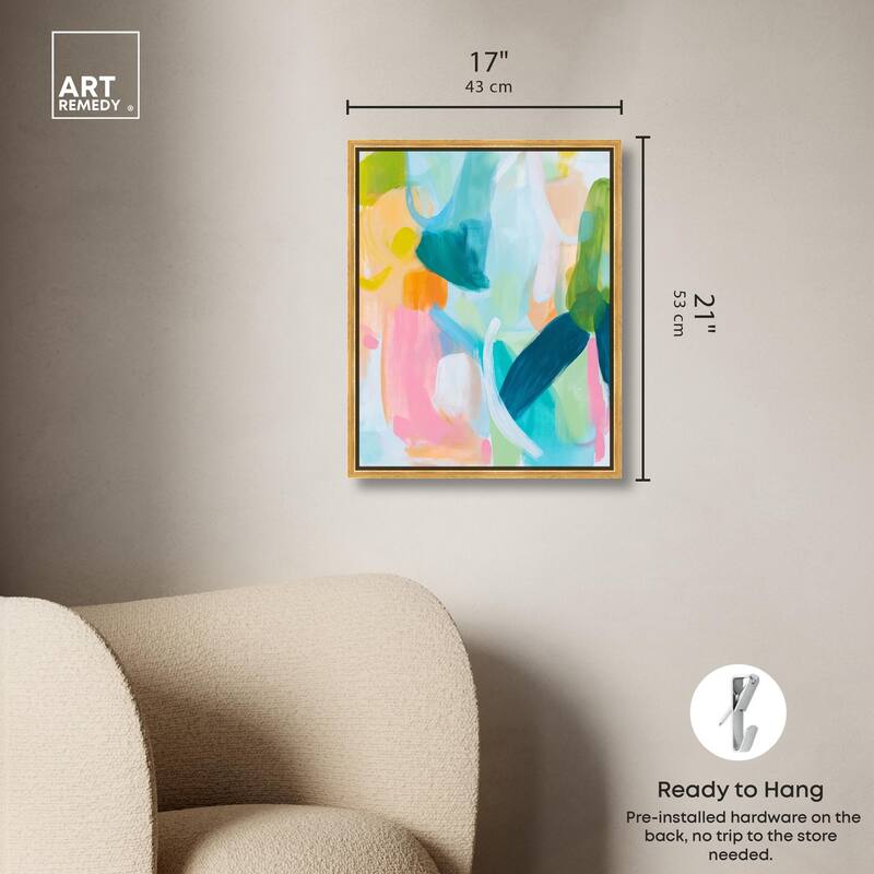 Layered Lush II Canvas by Art Remedy