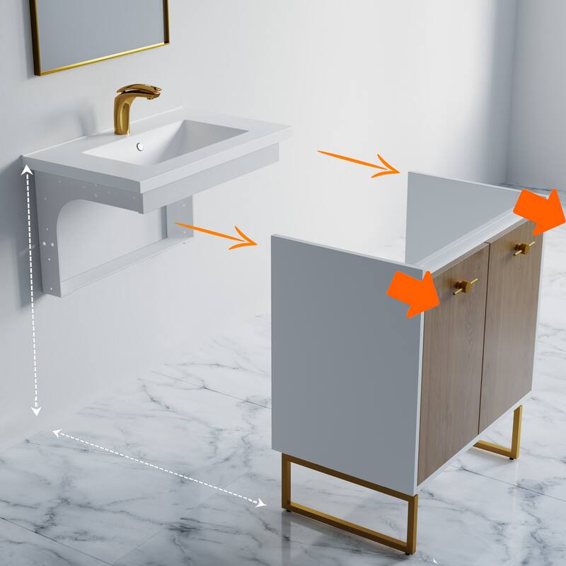 Vanity Support Dowell 19