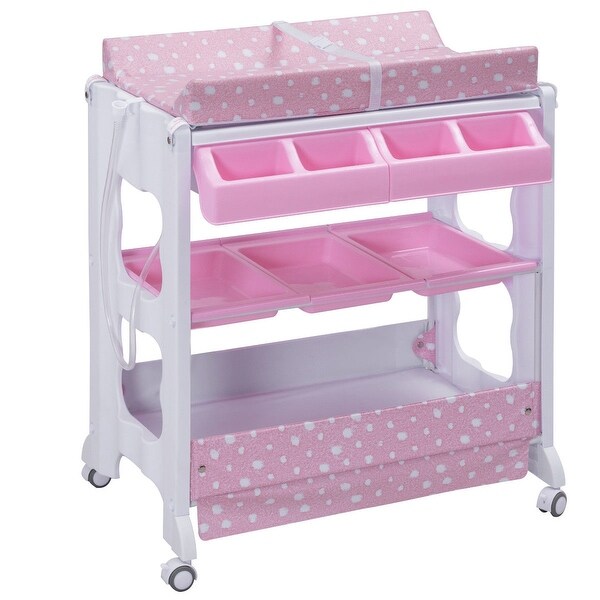 baby bath and change table