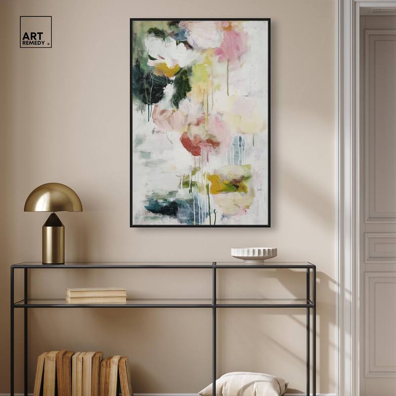 Dripping Colors III Canvas by Art Remedy